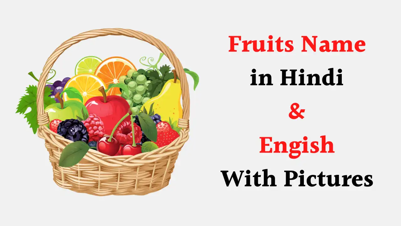 Fruits Name in Hindi and English with Picture